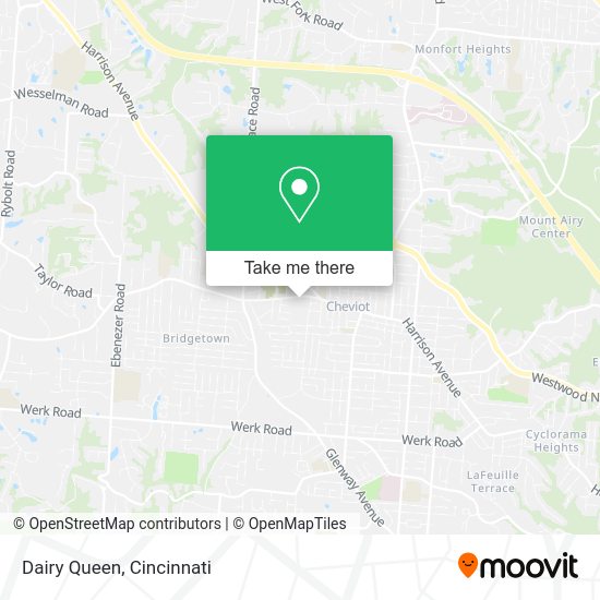 Mapa de Dairy Queen