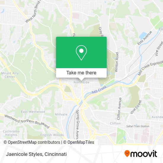 Jaenicole Styles map