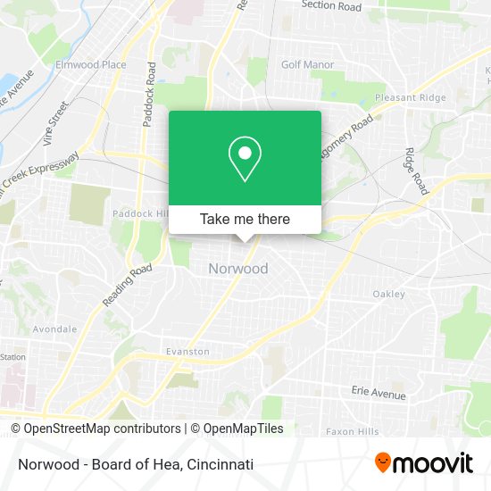 Mapa de Norwood - Board of Hea