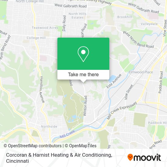 Corcoran & Harnist Heating & Air Conditioning map