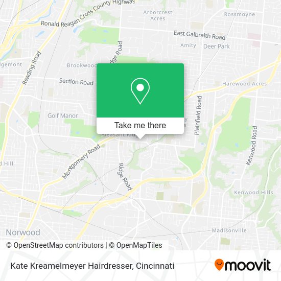 Mapa de Kate Kreamelmeyer Hairdresser