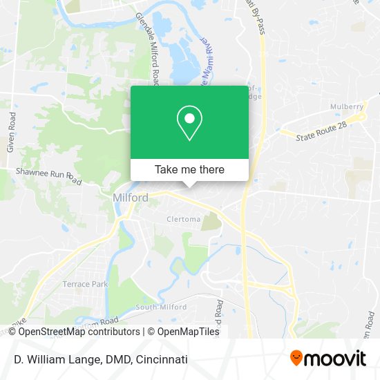 D. William Lange, DMD map