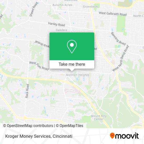 Kroger Money Services map