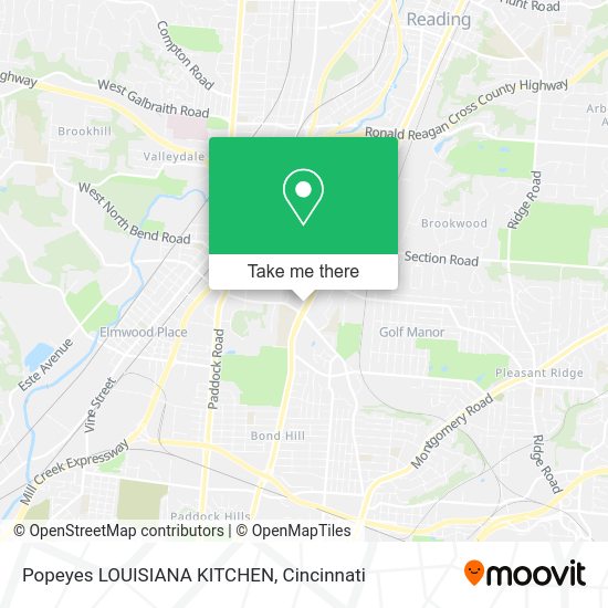 Popeyes LOUISIANA KITCHEN map