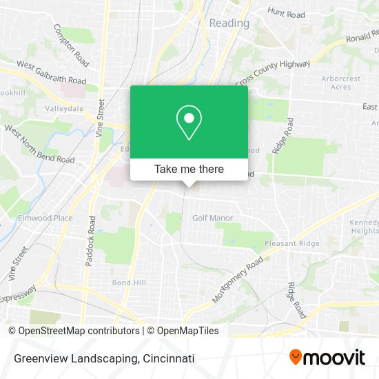 Greenview Landscaping map
