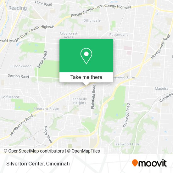 Silverton Center map