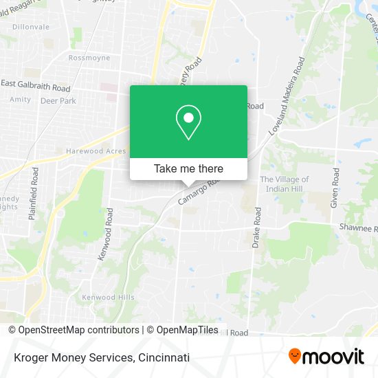 Kroger Money Services map