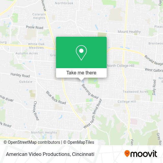 Mapa de American Video Productions