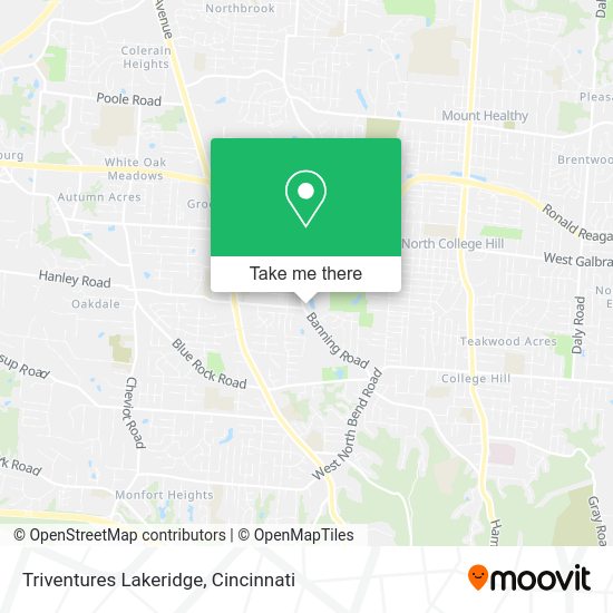 Mapa de Triventures Lakeridge