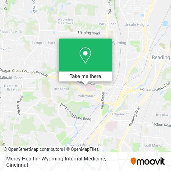 Mercy Health - Wyoming Internal Medicine map