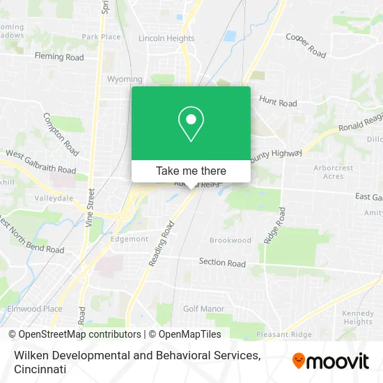 Wilken Developmental and Behavioral Services map