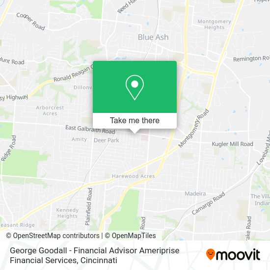 George Goodall - Financial Advisor Ameriprise Financial Services map
