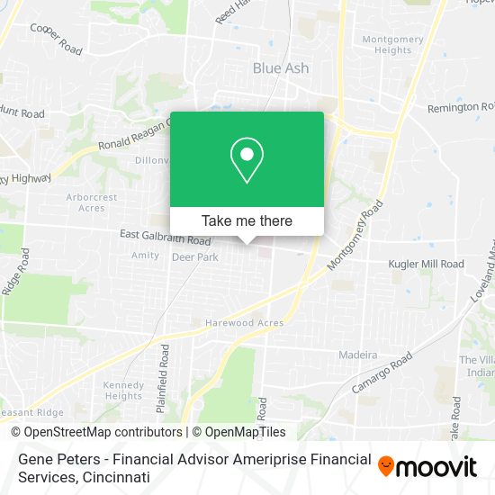 Gene Peters - Financial Advisor Ameriprise Financial Services map
