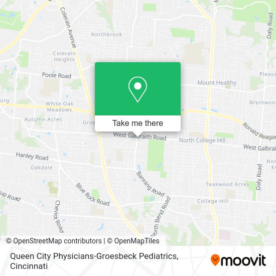 Queen City Physicians-Groesbeck Pediatrics map