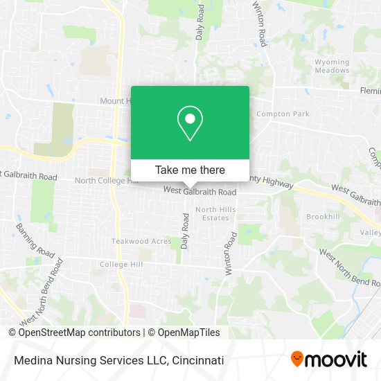 Medina Nursing Services LLC map