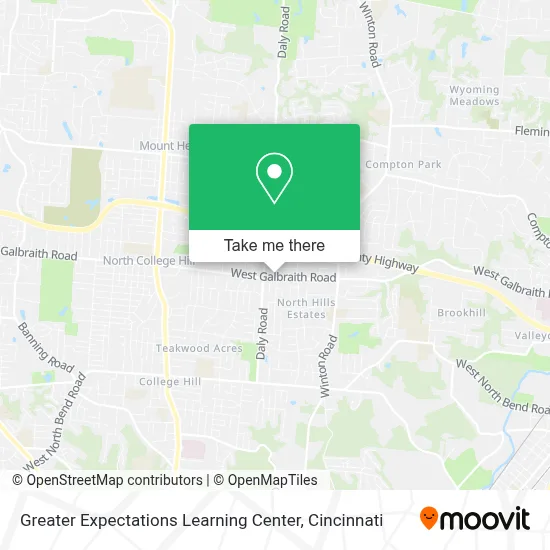 Greater Expectations Learning Center map