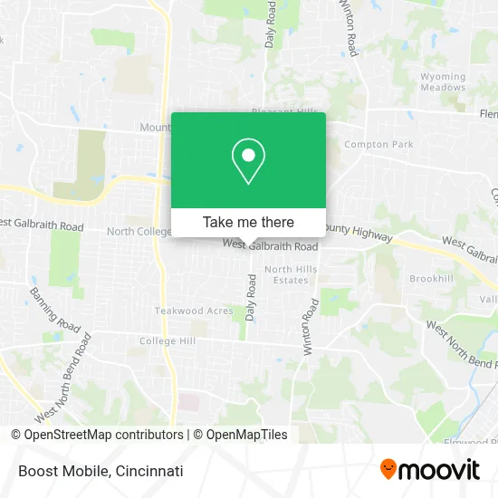 Boost Mobile map