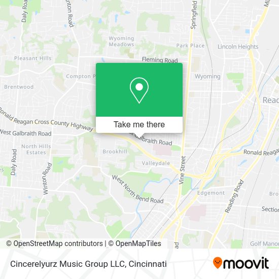 Mapa de Cincerelyurz Music Group LLC