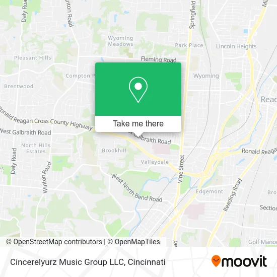 Cincerelyurz Music Group LLC map