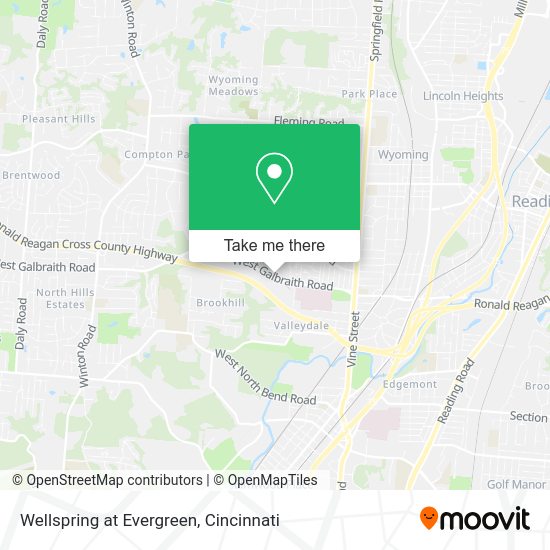 Wellspring at Evergreen map
