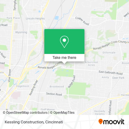 Kessling Construction map