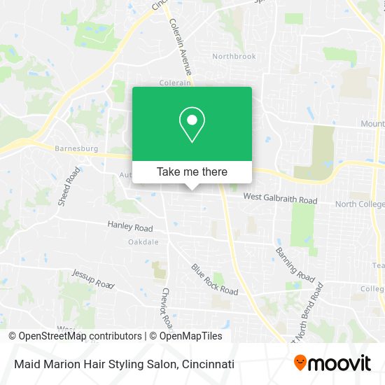Maid Marion Hair Styling Salon map