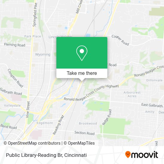 Public Library-Reading Br map