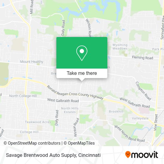 Mapa de Savage Brentwood Auto Supply