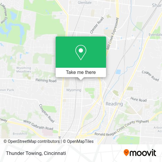 Mapa de Thunder Towing