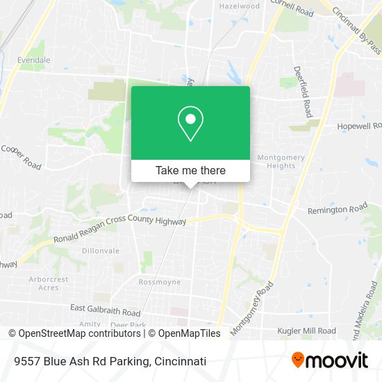9557 Blue Ash Rd Parking map