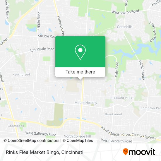 Rinks Flea Market Bingo map