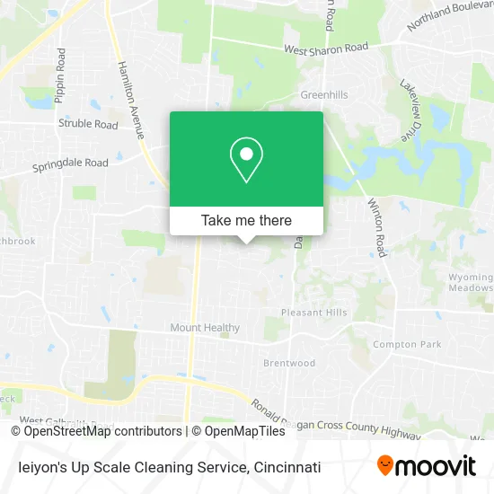 Ieiyon's Up Scale Cleaning Service map