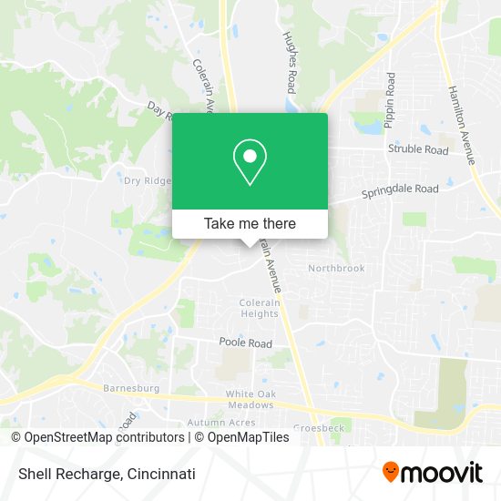 Mapa de Shell Recharge