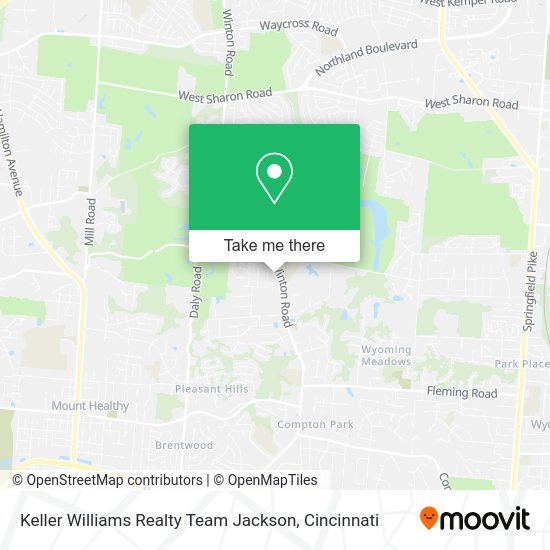 Keller Williams Realty Team Jackson map