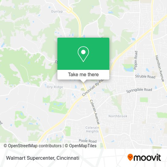 Walmart Supercenter map