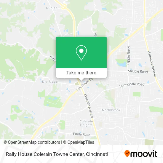 Rally House Colerain Towne Center map