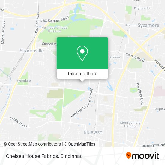 Chelsea House Fabrics map