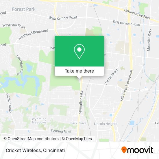 Cricket Wireless map