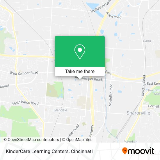 KinderCare Learning Centers map