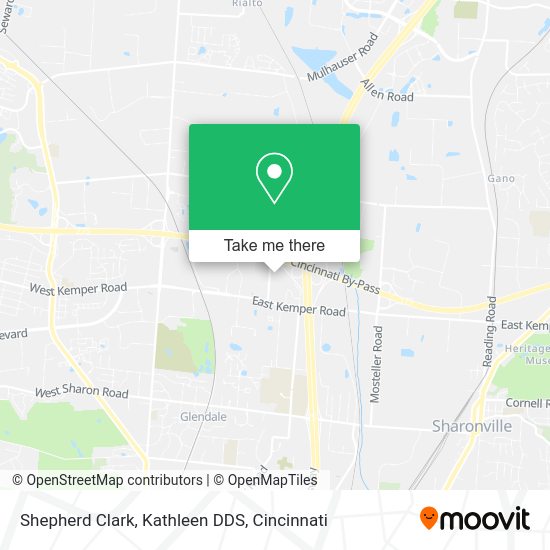 Shepherd Clark, Kathleen DDS map