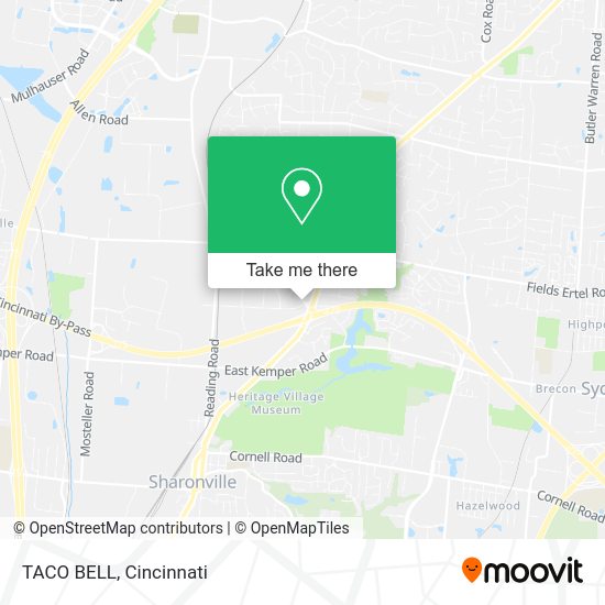 TACO BELL map