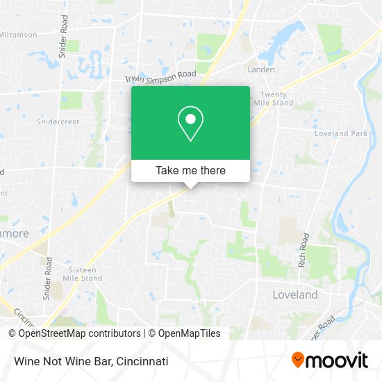 Wine Not Wine Bar map