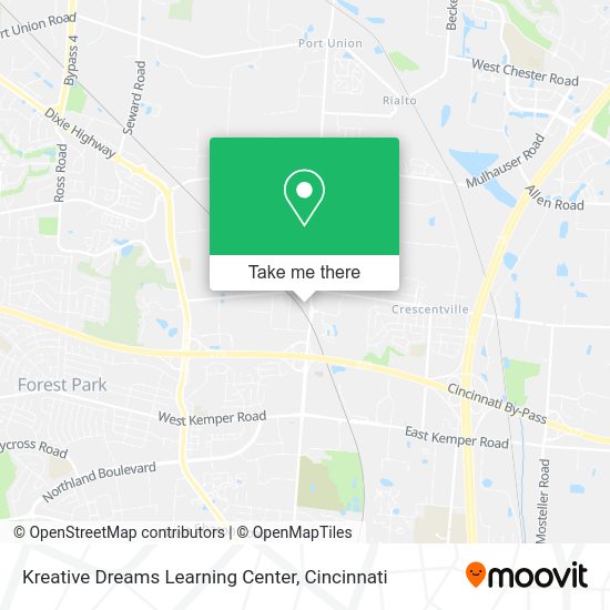 Kreative Dreams Learning Center map