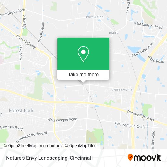 Nature's Envy Landscaping map