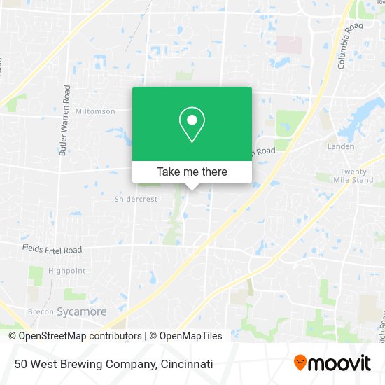 Mapa de 50 West Brewing Company