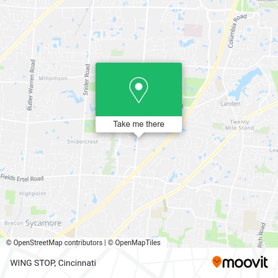 Mapa de WING STOP