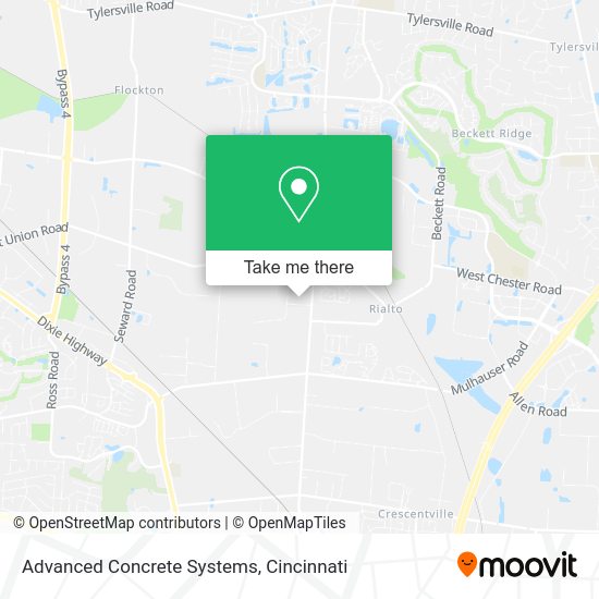 Advanced Concrete Systems map