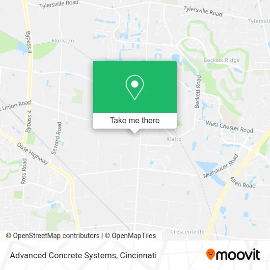 Mapa de Advanced Concrete Systems