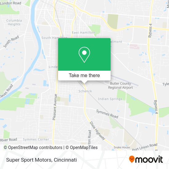 Super Sport Motors map
