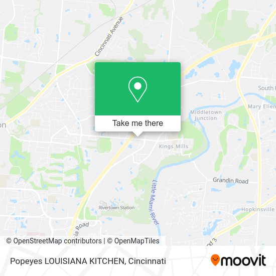 Mapa de Popeyes LOUISIANA KITCHEN